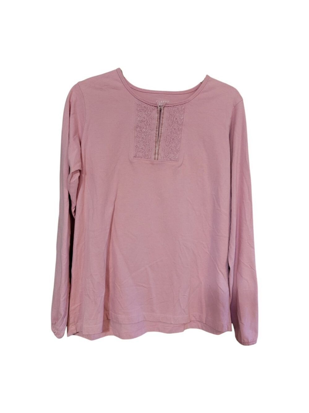 Classic Elements Pink Blouse Size L
